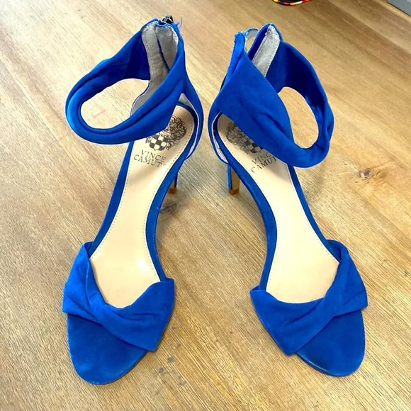 Vince Camuto | Shoes | Vince Camuto Royal Blue 3 Inch Heels